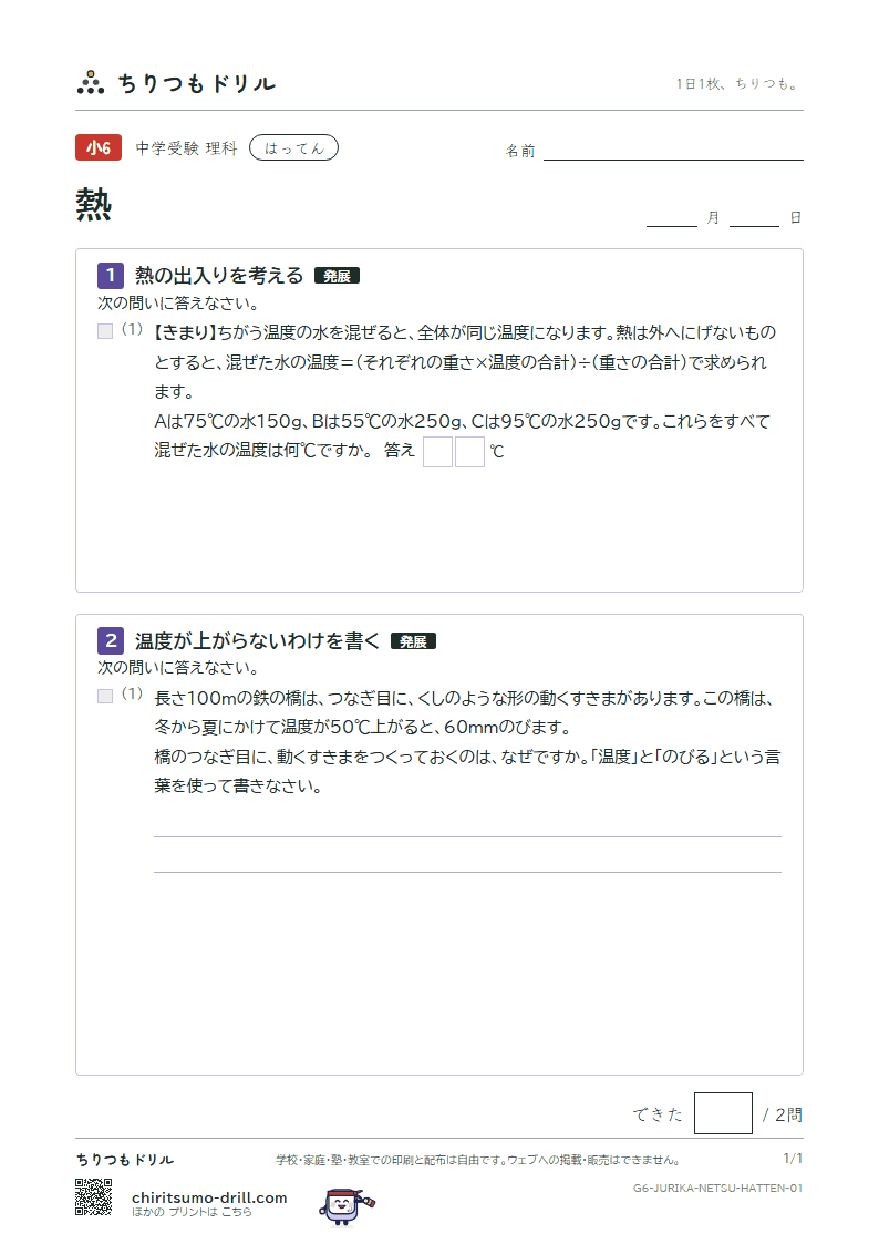 熱 はってん その1の見本