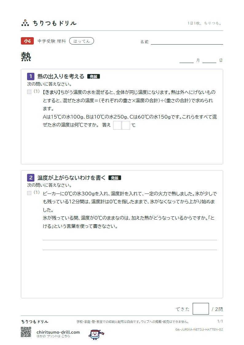 熱 はってん その2の見本