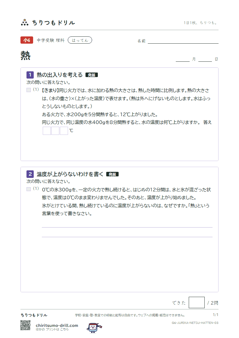 熱 はってん その3の見本