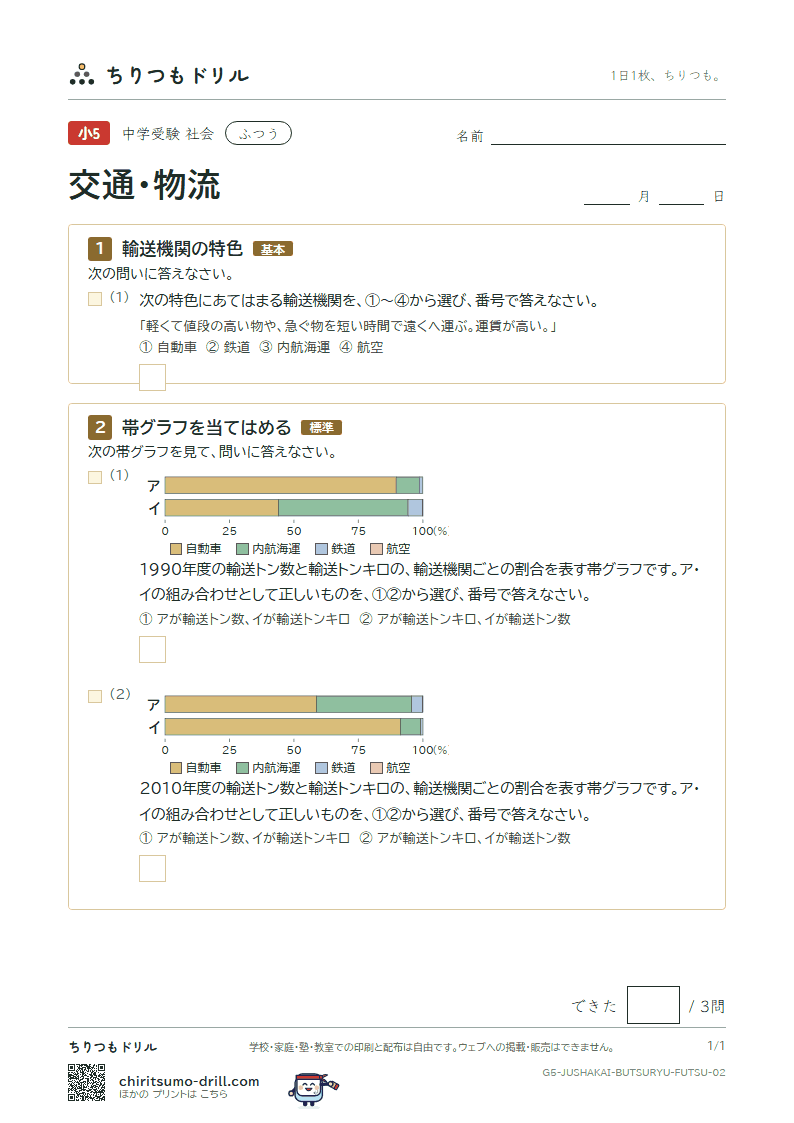 交通・物流 ふつう その2の見本