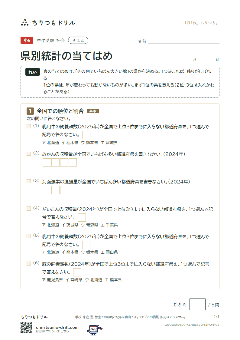 県別統計の当てはめ きほん その6の見本